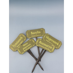 Personalized Plant Label with Engraving