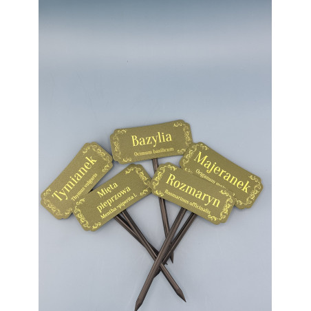 Personalizowana Tabliczka do Roślin