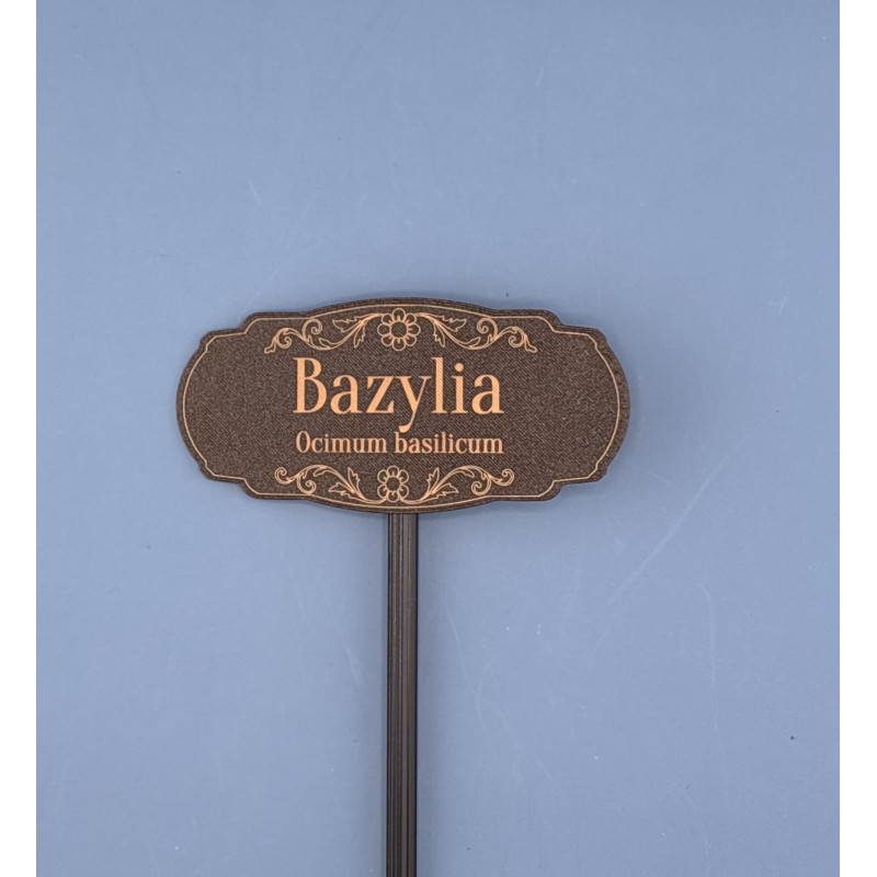 Personalizowana tabliczka do roślin z grawerem | Etykieta do roślin