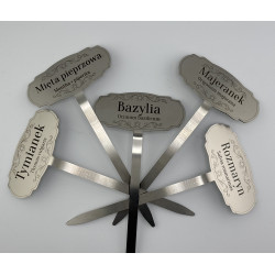 Tabliczka ze stali nierdzewnej z dowolnym grawerem