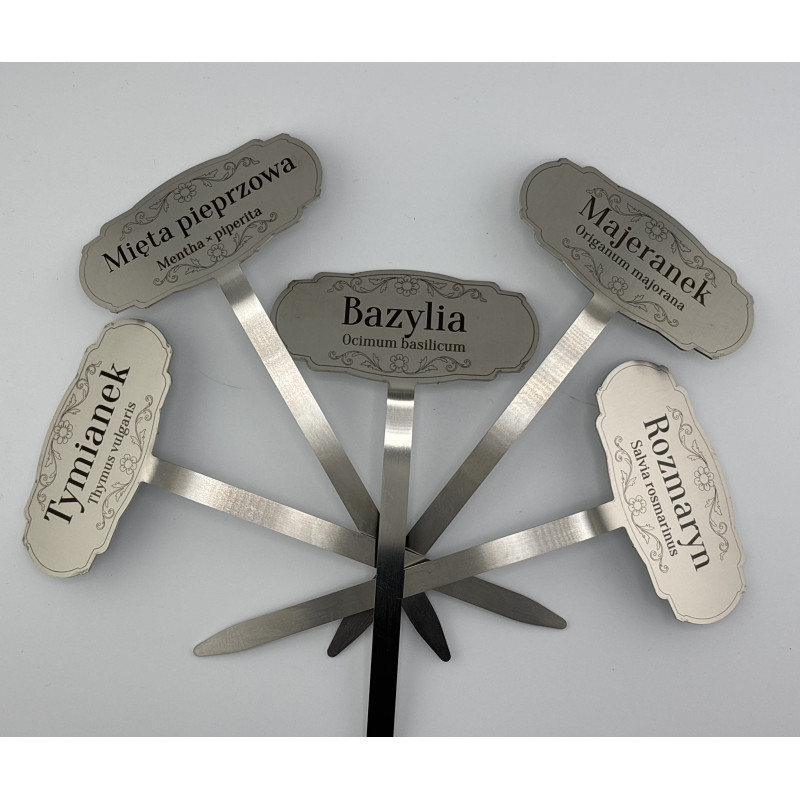 Tabliczka ze stali nierdzewnej z dowolnym grawerem