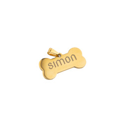 Dog ID Tag – Bone Shape with Engraving