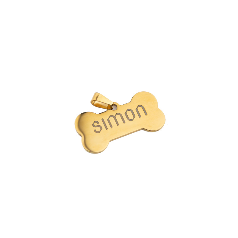 Dog ID Tag – Bone Shape with Engraving