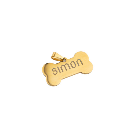 Dog ID Tag – Bone Shape with Engraving