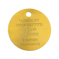 Dog ID Tag – Bone Shape with Engraving