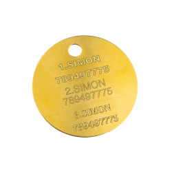 Dog ID Tag – Bone Shape with Engraving