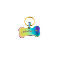 Dog ID Tag – Bone Shape with Engraving