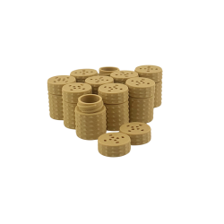 Pack of 10 Nosework Scent Tins – Size S, Tan