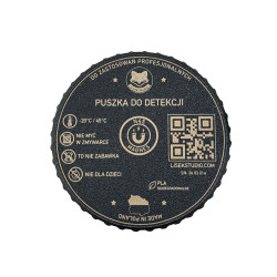 Puszka do detekcji z magnesem 7 cm | Lisek Studio