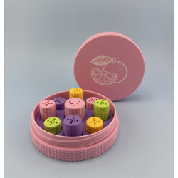 Pastell Nosework Geruchsdosen Set mit Aufbewahrungsbox | Lisek Studio